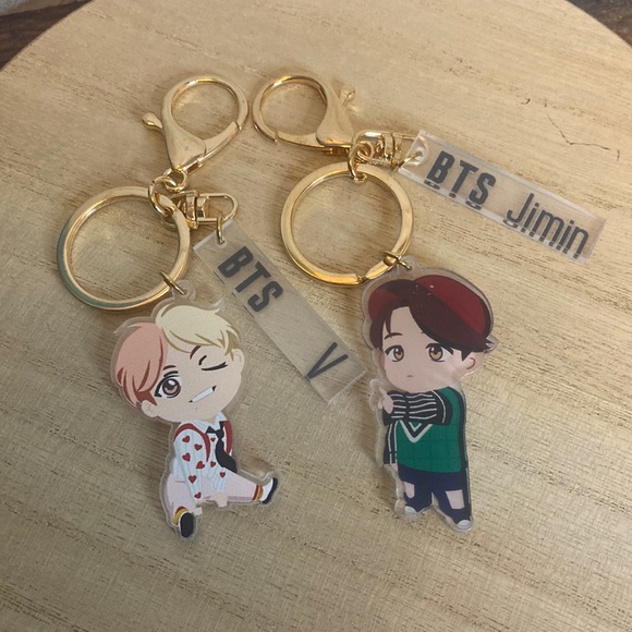 BTS Other - BTS Jimin & Taehyung keychains